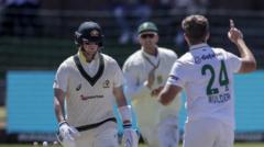 Australia Forced to Follow-On After Stunning 99 All Out Against South Africa