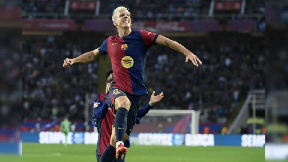 Dani Olmo Ruled Out of El Clasico as Barcelona Confirm Month-Long Injury Layoff — Photo: AFP
