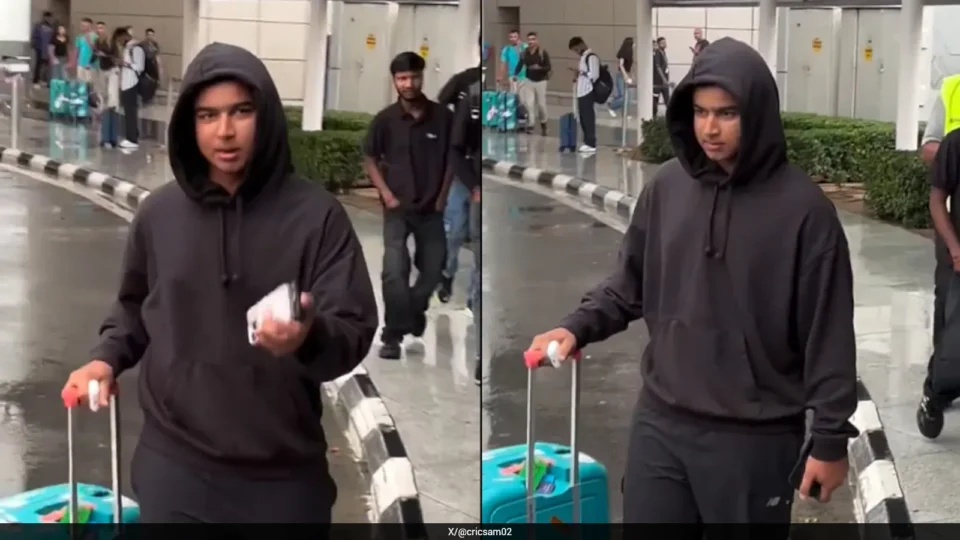 Vaibhav Sooryavanshi Issues Cheeky Warning to Paparazzi During Delhi Airport Arrival