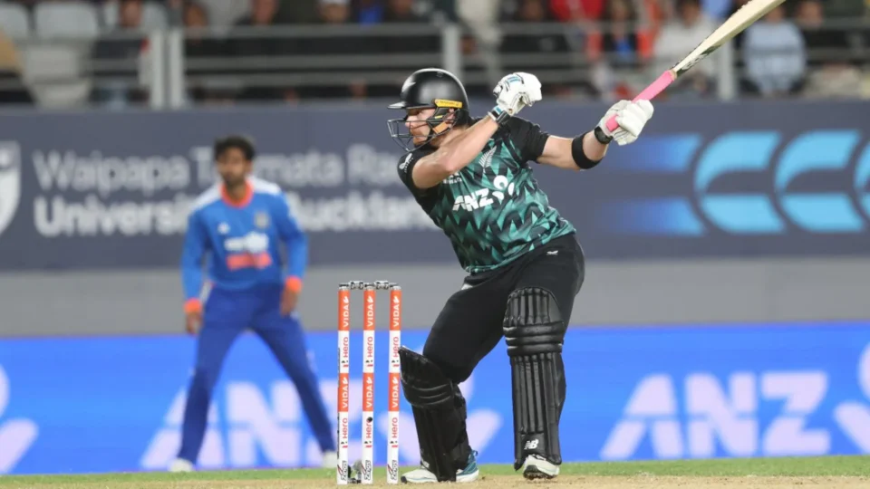 Glenn Phillips Hammers 32 Runs In Single Over During Record T20I Knock — Photo: AFP