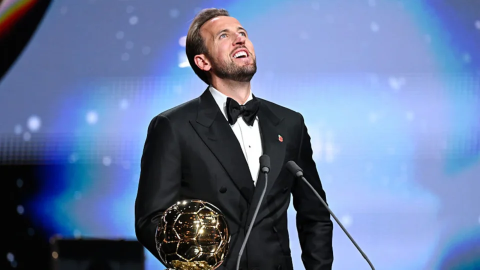 Harry Kane Responds to Knighthood Rumours After Historic Ballon d'Or Win — Photo: Getty