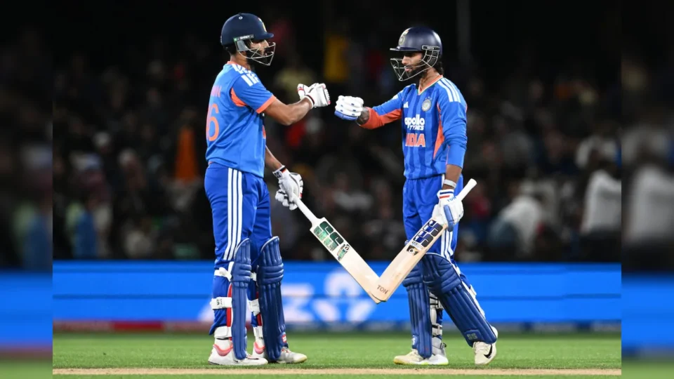 Mitchell Santner Hails Mumbai Indians Teammates Tilak Varma And Naman Dhir After Thrilling T20I Defeat — Photo: AFP