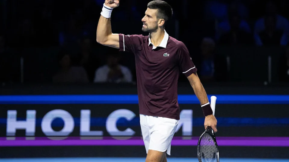 Novak Djokovic Battles Past Ugo Humbert in Basel Opener to Keep ATP Finals Hopes Alive — Photo: Getty