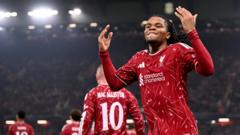 Rio Ngumoha Stars as Liverpool Secure Thrilling Champions League Comeback Against Villarreal
