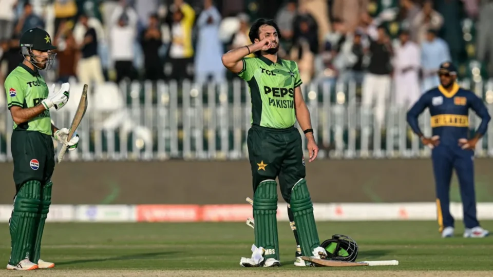 Salman Ali Agha's Century Inspires Pakistan to Victory Over Sri Lanka in Tri-Series Opener — Photo: AFP