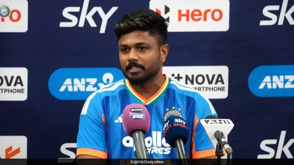 Sanju Samson Praises Naman Dhir's Heroics After India's Record T20I Chase — Photo: X (Twitter)