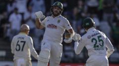 South Africa Set Australia 288 to Win Gripping Cape Town Test Finale