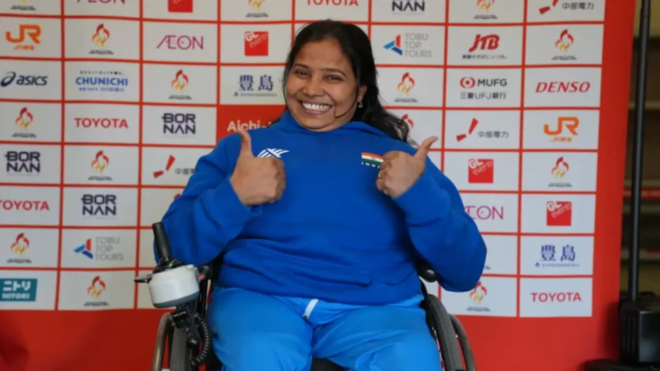 Asian Para Games: Suvarna Raj Clinches Gold for India in Discus Throw — Photo: PTI