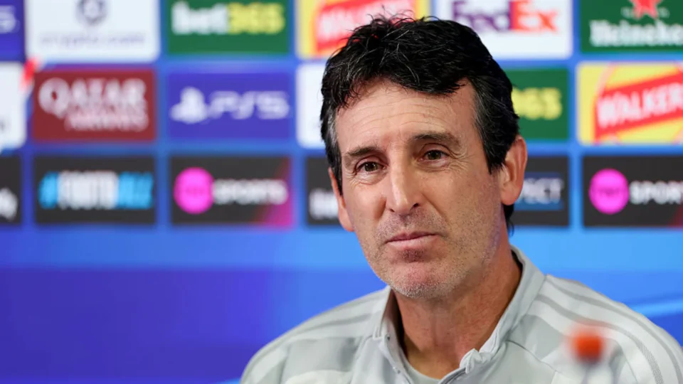 Unai Emery dismisses Aston Villa injury crisis ahead of Champions League clash — Photo: Getty